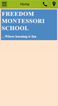 Mobile Screenshot of freedommontessori.com